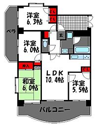 ライオンズマンション名島 3階