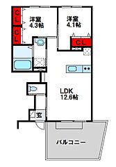 物件の間取り
