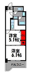ネオ筥松 2Kの間取図画像
