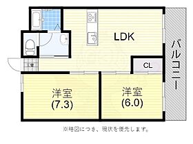 フローラ上沢  ｜ 兵庫県神戸市兵庫区下沢通７丁目2番28号（賃貸マンション2LDK・2階・50.08㎡） その2