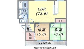 兵庫県神戸市須磨区多井畑南町（賃貸アパート2LDK・3階・54.00㎡） その2