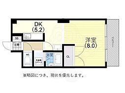 シャトーソフィヤ 1DKの間取図画像