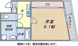 モダンアパートメント神戸湊川 3階/-