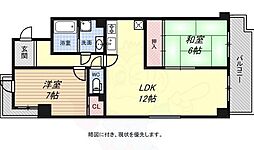 ナインハイツ 2LDKの間取図画像
