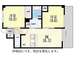 エステムプラザ神戸西4インフィニティ 1SDKの間取図画像
