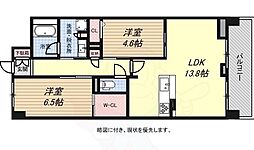 ソフィット岬 1SLDKの間取図画像