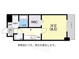 ツルトスコ2番館 1Kの間取図画像