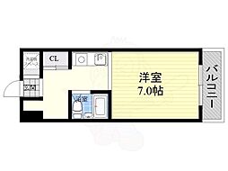 メゾン・ド・エティック ワンルームの間取図画像