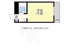 NextCourt神戸WEST ワンルームの間取図画像