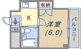 兵庫県神戸市中央区相生町４丁目4番4号（賃貸マンション1K・4階・20.05㎡） その2