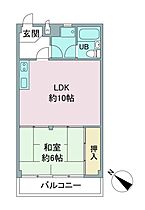 亀田ビル 205 ｜ 埼玉県坂戸市溝端町2-4（賃貸マンション1LDK・2階・37.08㎡） その2