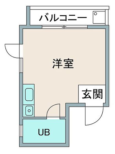 ココスi.ホール 103｜埼玉県鶴ヶ島市大字鶴ヶ丘(賃貸マンション1R・1階・15.42㎡)の写真 その2