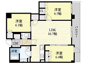 大阪府大阪市北区大淀南２丁目1番1号（賃貸マンション3LDK・32階・80.47㎡） その2