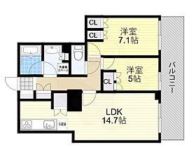 ザ・梅田タワー  ｜ 大阪府大阪市北区鶴野町3番9号（賃貸マンション2LDK・23階・64.37㎡） その2