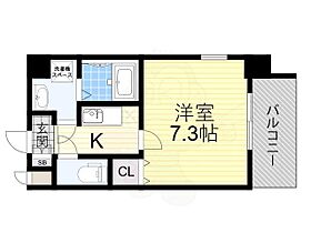 大阪府大阪市福島区福島５丁目（賃貸マンション1K・4階・25.00㎡） その2