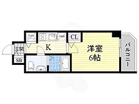 大阪府大阪市中央区東高麗橋3番22号（賃貸マンション1K・7階・22.02㎡） その2