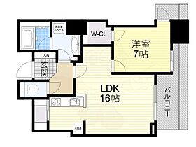 大阪府大阪市福島区福島３丁目（賃貸マンション1LDK・27階・55.74㎡） その2