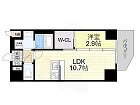 大阪府大阪市都島区中野町４丁目（賃貸マンション1LDK・9階・33.62㎡） その2