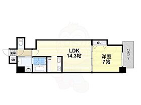 大阪府大阪市中央区北浜東（賃貸マンション1LDK・5階・48.52㎡） その2