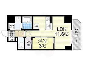 大阪府大阪市西区南堀江４丁目24番8号（賃貸マンション1LDK・3階・36.39㎡） その2