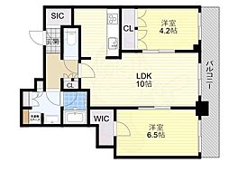 間取図画像 2SLDK