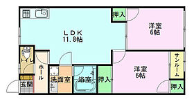 アピーズI 106 ｜ 石川県金沢市千木町リ（賃貸アパート2LDK・1階・54.65㎡） その2