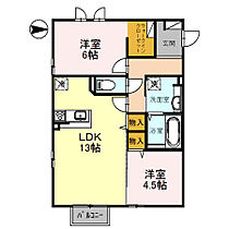 ｅｓｐｏｉｒ7（エスポワール） 106 ｜ 石川県金沢市御供田町ニ（賃貸アパート2LDK・1階・58.67㎡） その2