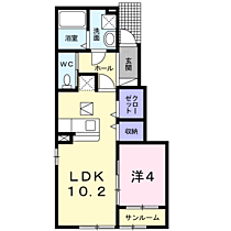 ベル・ルミエール・Ｍ  ｜ 石川県金沢市小坂町南（賃貸アパート1LDK・1階・40.48㎡） その2