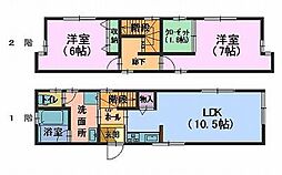 マシェリ 2LDKの間取図画像