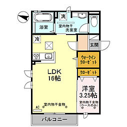 aile2 1LDKの間取図画像