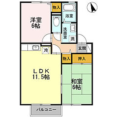 物件の間取り
