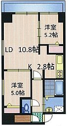 ミルフィーユ 2LDKの間取図画像