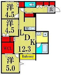 間取図画像 2SLDK