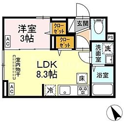 間取図画像 1LDK