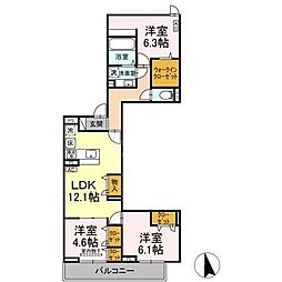 間取図画像 3LDK