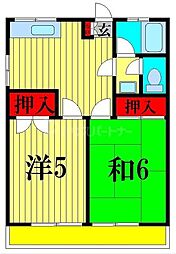間取図画像 2DK