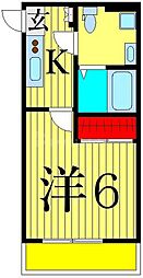 間取図画像 1K