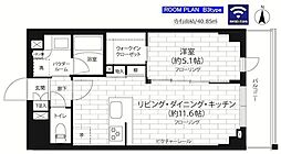 StageGrande竹ノ塚 1LDKの間取図画像