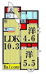 物件の間取り