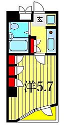 ガーデンハウス高砂 1Kの間取図画像