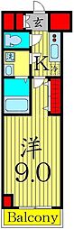 GrandeCarro 1Kの間取図画像