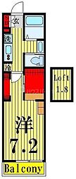 piufelice 1Kの間取図画像