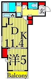 グランメゾン 1LDKの間取図画像