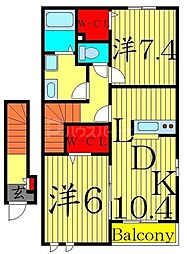 ソレアード カーサII 2階