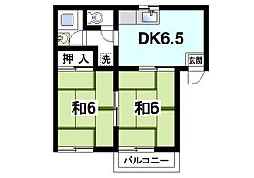 コスモハイツ東  ｜ 京都府木津川市加茂町里西鳥口（賃貸アパート2DK・2階・30.60㎡） その2