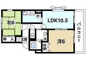 奈良県大和郡山市代官町（賃貸アパート2LDK・3階・55.91㎡） その2