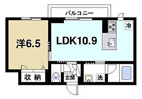 奈良県奈良市西大寺赤田町1丁目（賃貸マンション1LDK・2階・40.13㎡） その2