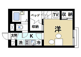 奈良県大和郡山市城南町2-22（賃貸アパート1K・2階・19.87㎡） その2