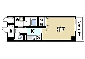 奈良県奈良市富雄北1丁目（賃貸マンション1K・2階・26.02㎡） その2