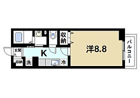 奈良県奈良市宝来2丁目（賃貸アパート1K・2階・28.98㎡） その2